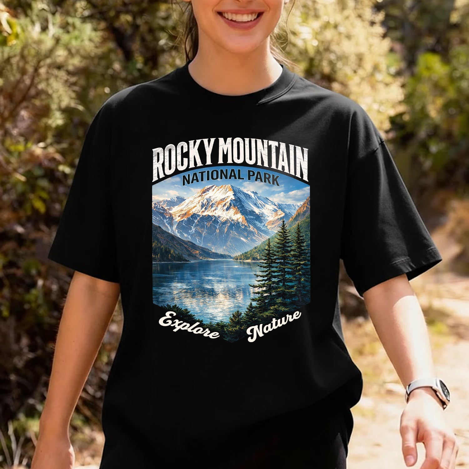 Rocky Mountain National Park T-Shirt – Scenic Nature T-Shirt, Hiking & Outdoor Lover Gift