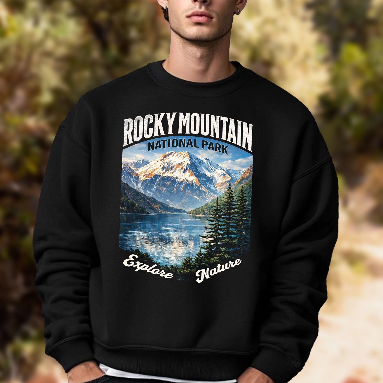 Rocky Mountain National Park T-Shirt – Scenic Nature T-Shirt, Hiking & Outdoor Lover Gift