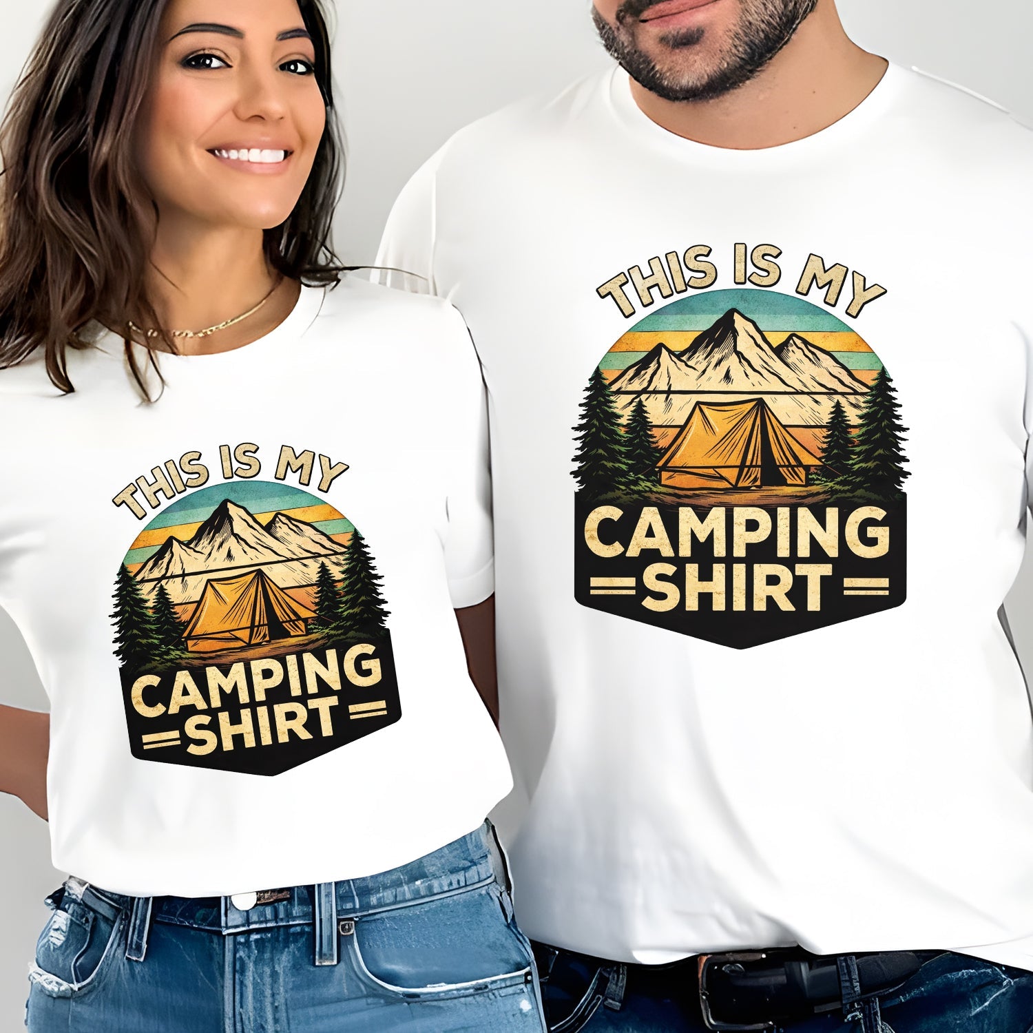 This Is My Camping T-Shirt – Funny Outdoor Tee for Camp Lovers, Hikers & Weekend Nature Addicts