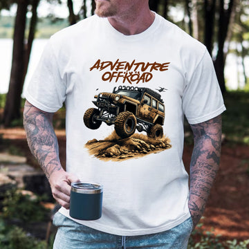 Adventure Offroad Jeep T-Shirt – Rugged Mountain Trail Graphic Tee for Off-Road Lovers