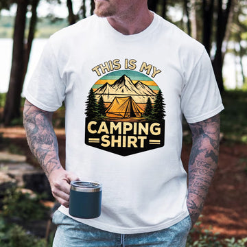 This Is My Camping T-Shirt – Funny Outdoor Tee for Camp Lovers, Hikers & Weekend Nature Addicts