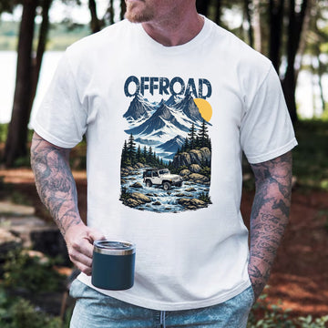 Offroad Mountain Adventure T-Shirt – Jeep Outdoor Graphic Tee for Off-Road Lovers