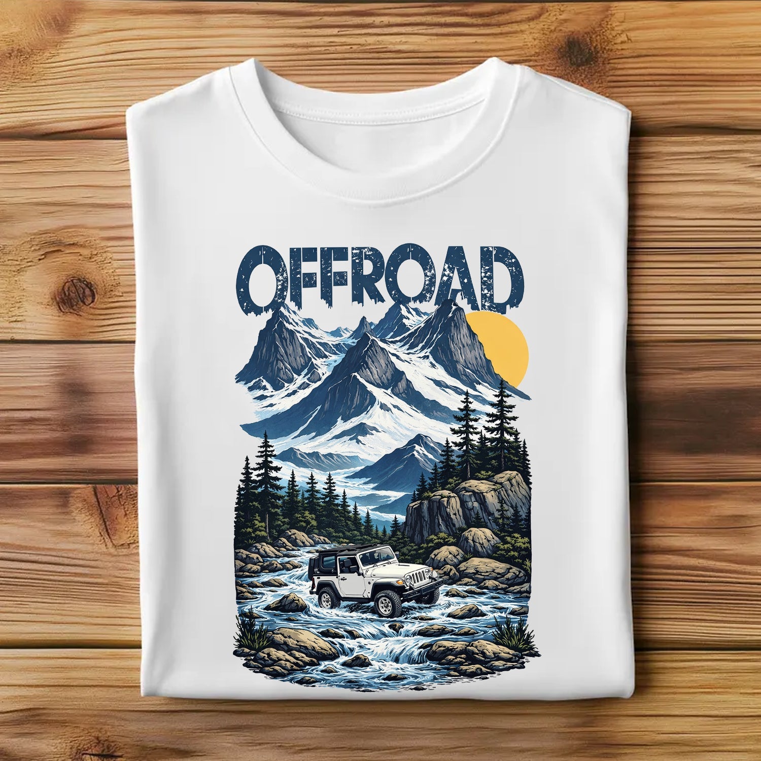 Offroad Mountain Adventure T-Shirt – Jeep Outdoor Graphic Tee for Off-Road Lovers