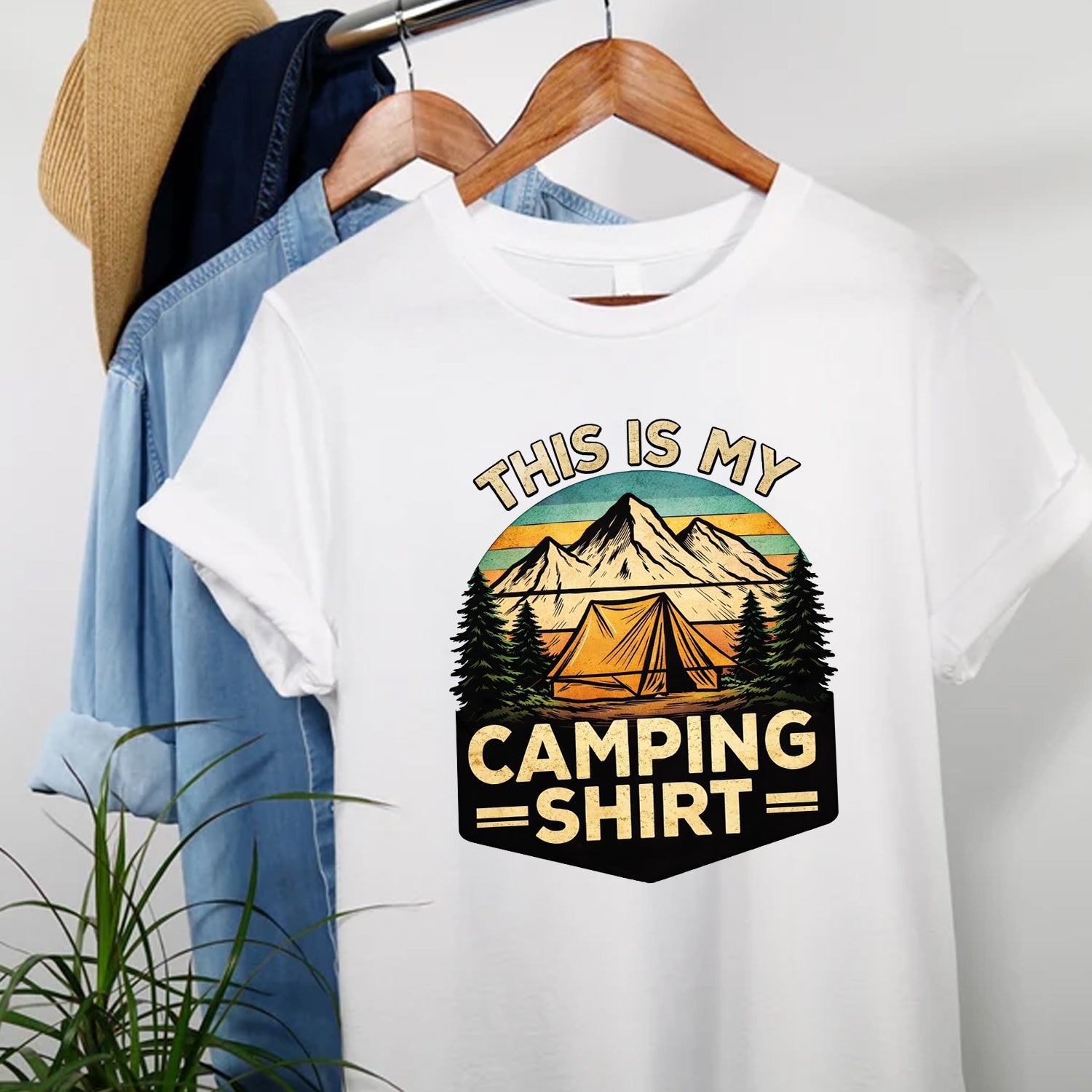 This Is My Camping T-Shirt – Funny Outdoor Tee for Camp Lovers, Hikers & Weekend Nature Addicts