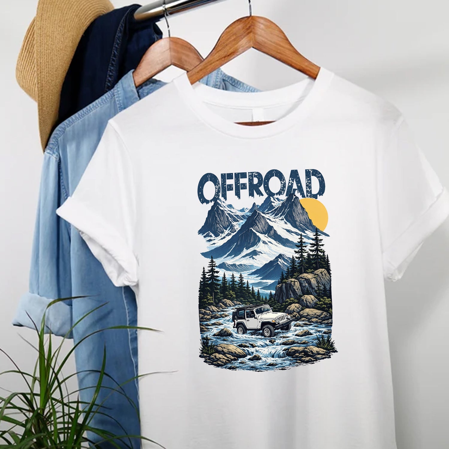 Offroad Mountain Adventure T-Shirt – Jeep Outdoor Graphic Tee for Off-Road Lovers